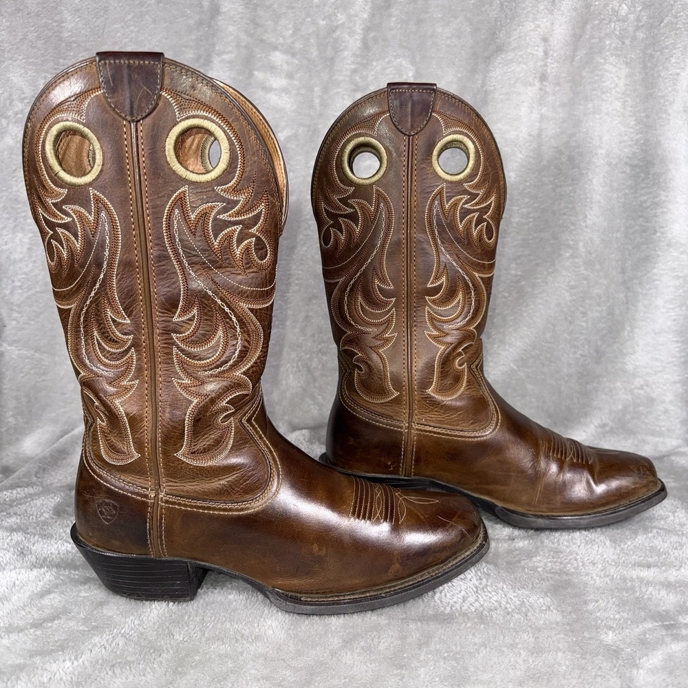 Ariat Sport Western Boots for Men 8.5 D Brown Cowboy Classic - Picture 2 of 14